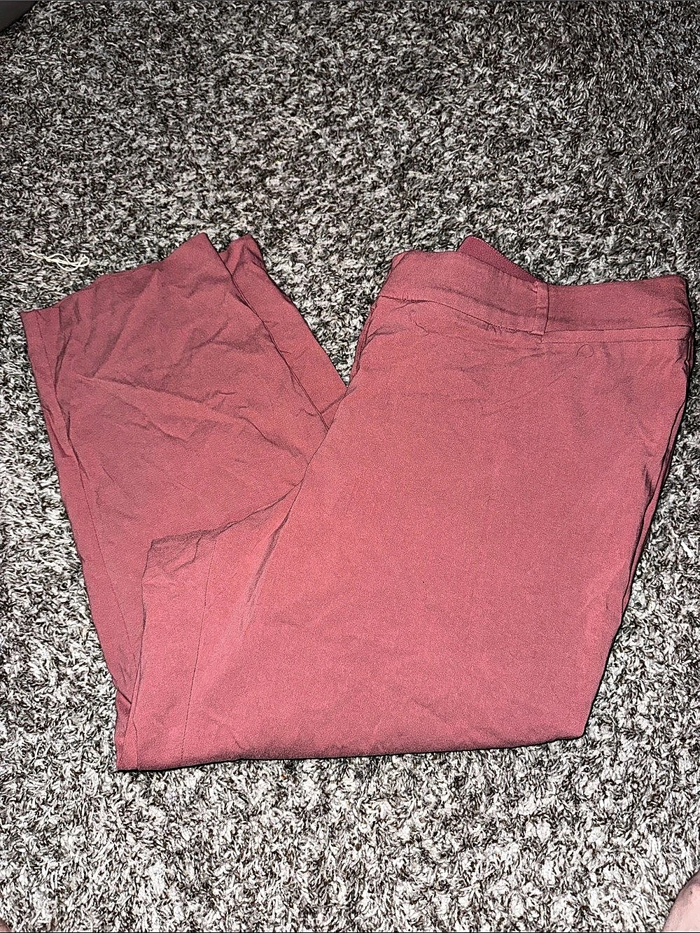 Lane Bryant The Allie Ankle Pant Trousers Pink Waist 28R